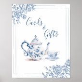 Blue Viktorianisch Garden Bridal Teatro Sociale Be Poster (Vorne)