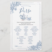 Blue Viktorianisch Garden Bridal Teezeremonie Spie (Vorderseite)