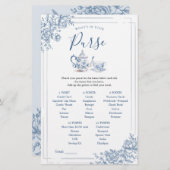 Blue Viktorianisch Garden Bridal Teezeremonie Spie (Vorne/Hinten)