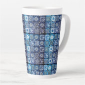 Blue Viktorianisch Sparkle Quilt Milchtasse (Rechte Ecke)