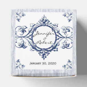 Blue Vintag Elegance Gastgeschenk Hochzeit Box Geschenkschachtel