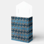 Blue Vintag Grunge Nautical Geschenkschachtel (Geöffnet)