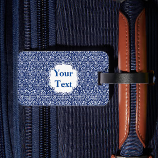 Blue Vintag Portugal - Gepäckmarke Gepäckanhänger