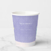 Blue Vintag Rentier Lavendel Papierkupplungen Pappbecher (Links)