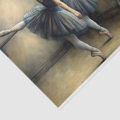 Blue Vintag Rio Ballerina Decoupage Seidenpapier (Ausschnitt)