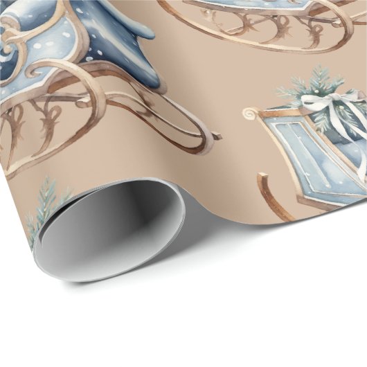 Blue Vintage | Geschenkpapier (Rolleneckpunkt)