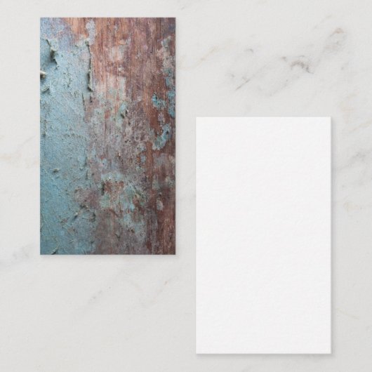 Blue Vintage Visitenkarte (Vorne/Hinten)