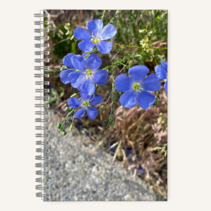Blue Violet Blume Journal Notizblock