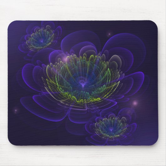 Blue Violet Corolla Blume Mousepad (Vorne)