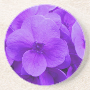 Blue Violet Hydrangea Sandstein Untersetzer