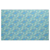 Blue Violet Lime Green Paisley Blumenmuster Stoff (Fat Quarter (45,7 x 55,9 cm))