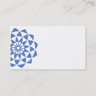 Blue Violet Lotus Visitenkarte