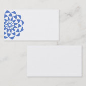 Blue Violet Lotus Visitenkarte (Vorne/Hinten)