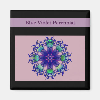 Blue Violet Perennial Magnet