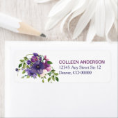 Blue Violet Wilde Rose Rücksendeadresse (Insitu)