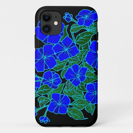 Blue Violets #1 Case-Mate iPhone Hülle (Rückseite)