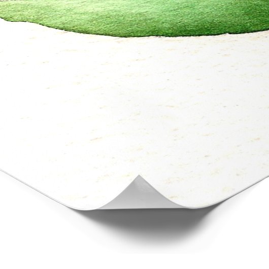 Blue Violets Poster Print (Ecke)