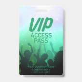 Blue VIP All Access Concept Abzeichen Ausweis (Vorderseite)