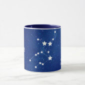 Blue Virgo Personalize Name Birthday Geschenk Kaff Tasse (Zentrum)