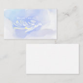 Blue Vogel humming Vogel Wolken Flügel Business Ca Visitenkarte (Vorne/Hinten)