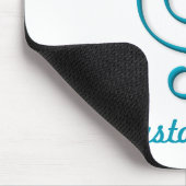 Blue Vogel-Maus-Pad Mousepad (Ecke)