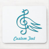 Blue Vogel-Maus-Pad Mousepad (Vorne)