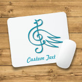 Blue Vogel-Maus-Pad Mousepad