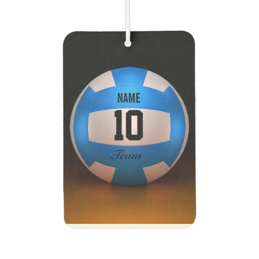 Blue Volleyball Autolufterfrischer (Vorderseite)