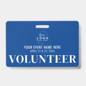 Blue Volunteer Ausweis (Vorderseite)