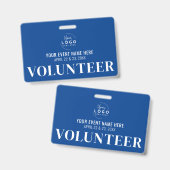 Blue Volunteer Ausweis (Vorder- & Rückseite)