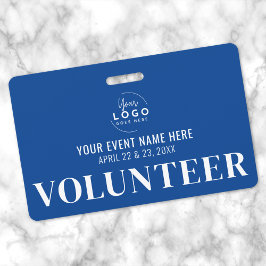Blue Volunteer Ausweis