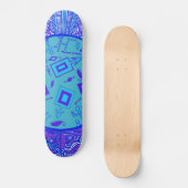 Blue Voodoo Skateboard (Vorderseite)