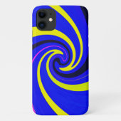 Blue-Vortex Case-Mate iPhone Hülle (Rückseite)