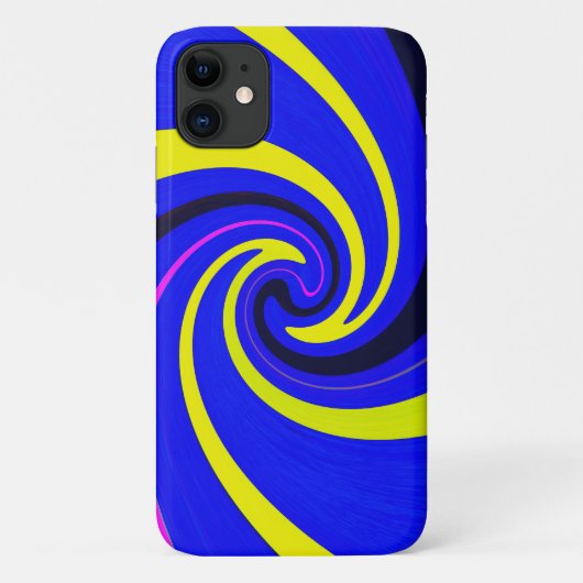 Blue-Vortex Case-Mate iPhone Hülle (Rückseite)