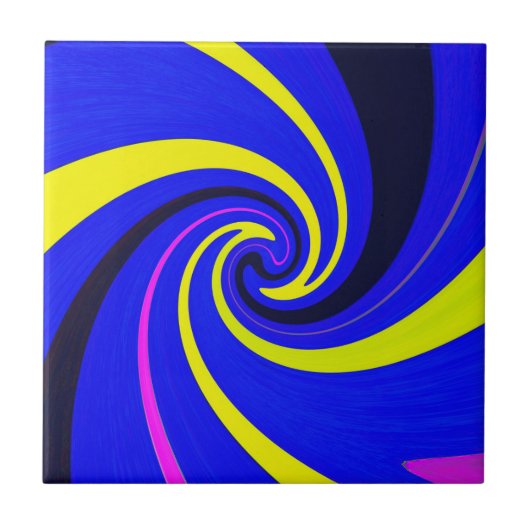 Blue-Vortex Fliese (Vorderseite)