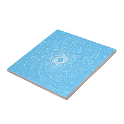 Blue Vortex Fliese (Seite)