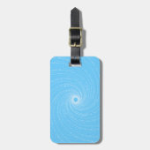 Blue Vortex Gepäckanhänger (Vorderseite vertikal)
