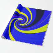 Blue-Vortex Geschenkpapier (Ungerollt)