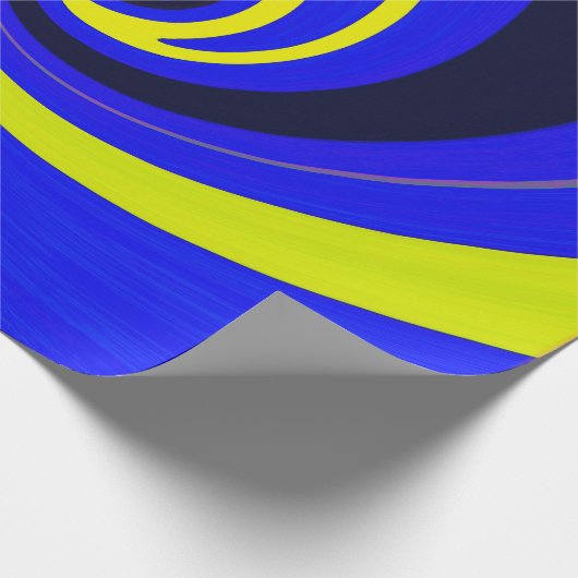 Blue-Vortex Geschenkpapier (Ecke)