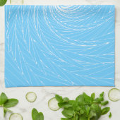 Blue Vortex Handtuch (Gefaltet)