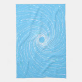 Blue Vortex Handtuch (Vertikal)