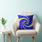 Blue-Vortex Kissen (Stuhl )