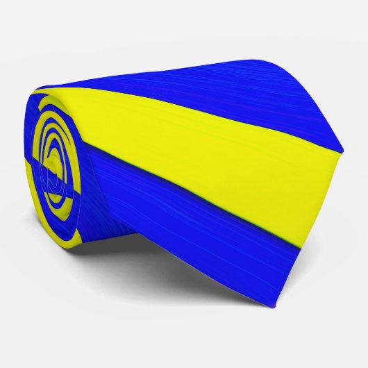 Blue-Vortex Krawatte (Gerollt)