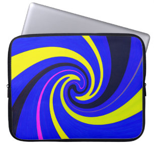 Blue-Vortex Laptopschutzhülle