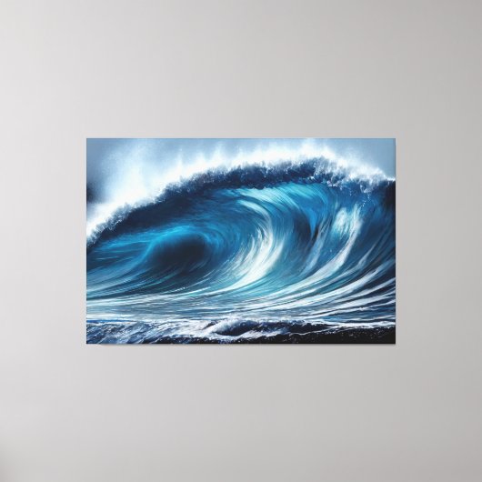 Blue Vortex Leinwanddruck (Vorderseite)