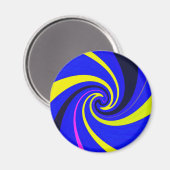 Blue-Vortex Magnet (Vorderseite/Rückseite)