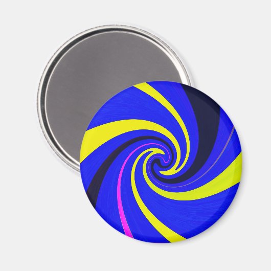 Blue-Vortex Magnet (Vorderseite/Rückseite)