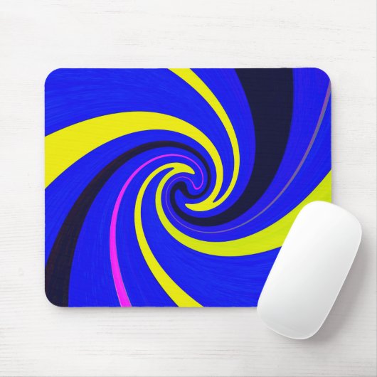 Blue-Vortex Mousepad (Mit Mouse)