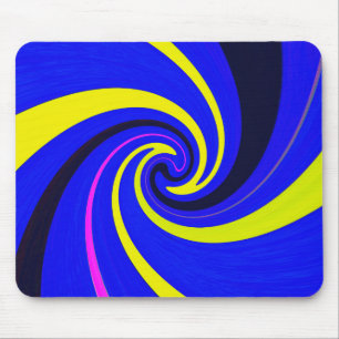 Blue-Vortex Mousepad