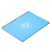Blue Vortex Notizblock (Linke Seite)